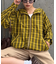 【UNISEX】チェックフルジップシャツジャケット