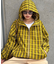 【UNISEX】チェックフルジップシャツジャケット