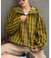 【UNISEX】チェックフルジップシャツジャケット