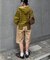 【UNISEX】チェックフルジップシャツジャケット