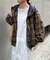 【UNISEX】チェックフルジップシャツジャケット