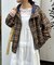 【UNISEX】チェックフルジップシャツジャケット