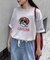 【ユニセックス】アニマル柄犬サマーニット半袖Tシャツ