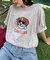 【ユニセックス】アニマル柄犬サマーニット半袖Tシャツ