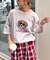 【ユニセックス】アニマル柄犬サマーニット半袖Tシャツ