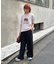 【ユニセックス】アニマル柄犬サマーニット半袖Tシャツ