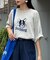 【ユニセックス】アニマル柄犬サマーニット半袖Tシャツ