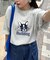 【ユニセックス】アニマル柄犬サマーニット半袖Tシャツ