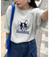 【ユニセックス】アニマル柄犬サマーニット半袖Tシャツ