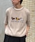 【ユニセックス】アニマル柄犬サマーニット半袖Tシャツ
