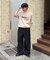 【ユニセックス】アニマル柄犬サマーニット半袖Tシャツ