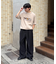 【ユニセックス】アニマル柄犬サマーニット半袖Tシャツ