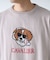 【ユニセックス】アニマル柄犬サマーニット半袖Tシャツ