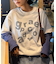 【UNISEX】レイヤードボーダーロゴロンTEE