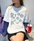 【UNISEX】レイヤードボーダーロゴロンTEE