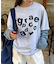 【UNISEX】レイヤードボーダーロゴロンTEE