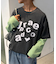 【UNISEX】レイヤードボーダーロゴロンTEE