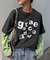 【UNISEX】レイヤードボーダーロゴロンTEE