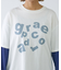【UNISEX】レイヤードボーダーロゴロンTEE