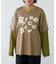 【UNISEX】レイヤードボーダーロゴロンTEE