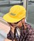 H.Sレースリボン刺繍ロゴカラーCAP