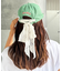 H.Sレースリボン刺繍ロゴカラーCAP