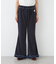 H.Sコーデュロイ裾フリルフレアパンツ