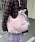 H.Sリボンチャーム付マルチWAYファーBAG