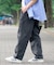コットンツイルベルティッドイージーパンツ