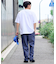 コットンツイルベルティッドイージーパンツ