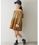 【KIDS】かすれロゴ長袖チュニックミニワンピ
