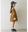 【KIDS】かすれロゴ長袖チュニックミニワンピ