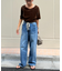 【HENRY】vintagedenim/ウエスト紐ベルト付きワイドデニム