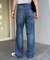 【HENRY】vintagedenim/ウエスト紐ベルト付きワイドデニム