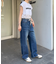 【HENRY】vintagedenim/ウエスト紐ベルト付きワイドデニム