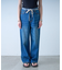 【HENRY】vintagedenim/ウエスト紐ベルト付きワイドデニム