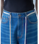 【HENRY】vintagedenim/ウエスト紐ベルト付きワイドデニム