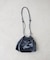 カラビナ付きベロアスタッズ巾着BAG