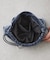 カラビナ付きベロアスタッズ巾着BAG