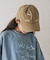 【KIDS】コットンレース紐ピグメント加工TIMEロゴCAP