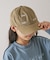 【KIDS】コットンレース紐ピグメント加工TIMEロゴCAP