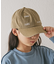 【KIDS】コットンレース紐ピグメント加工TIMEロゴCAP