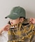 【KIDS】コットンレース紐ピグメント加工TIMEロゴCAP