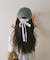 【KIDS】コットンレース紐ピグメント加工TIMEロゴCAP