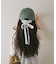 【KIDS】コットンレース紐ピグメント加工TIMEロゴCAP