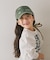 【KIDS】コットンレース紐ピグメント加工TIMEロゴCAP