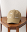 【KIDS】コットンレース紐ピグメント加工TIMEロゴCAP