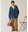 【GEVACO】デニムフーディーシャツ