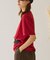 【GEVACO】ワンポイントロゴチェーン刺繍半袖Tシャツ