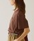 【GEVACO】ワンポイントロゴチェーン刺繍半袖Tシャツ